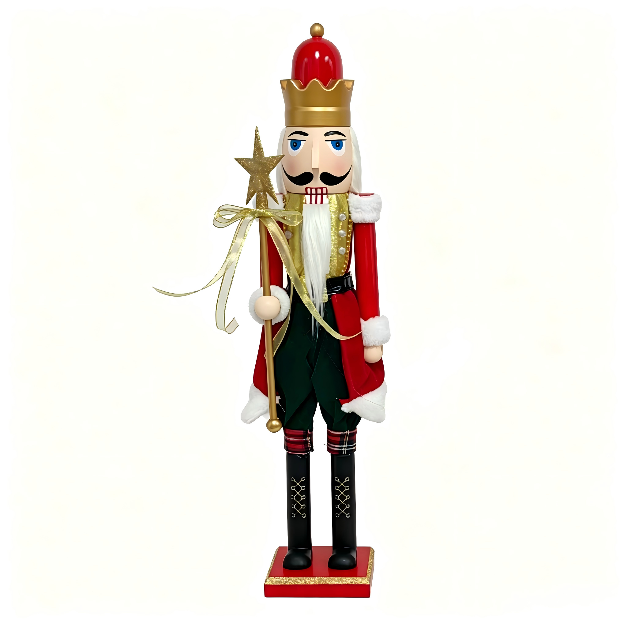 Plastic Soldier Nutcracker With Scepter, 60cm & 80cm Height Options