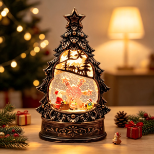Christmas Tree Shaped Water Lantern Globe