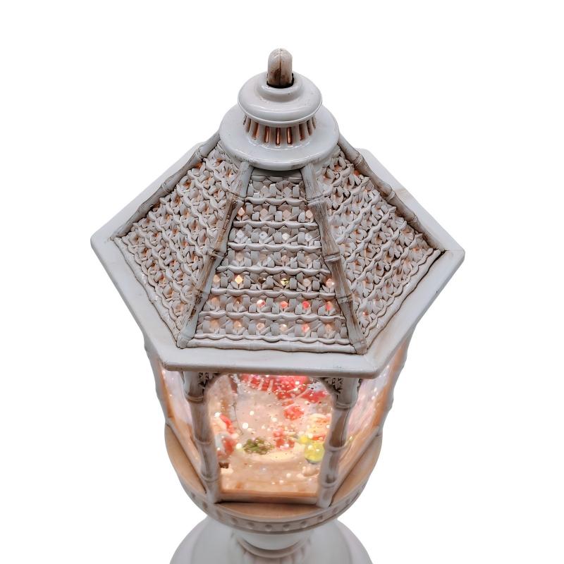 Retro Lantern Christmas Water Globe Lantern